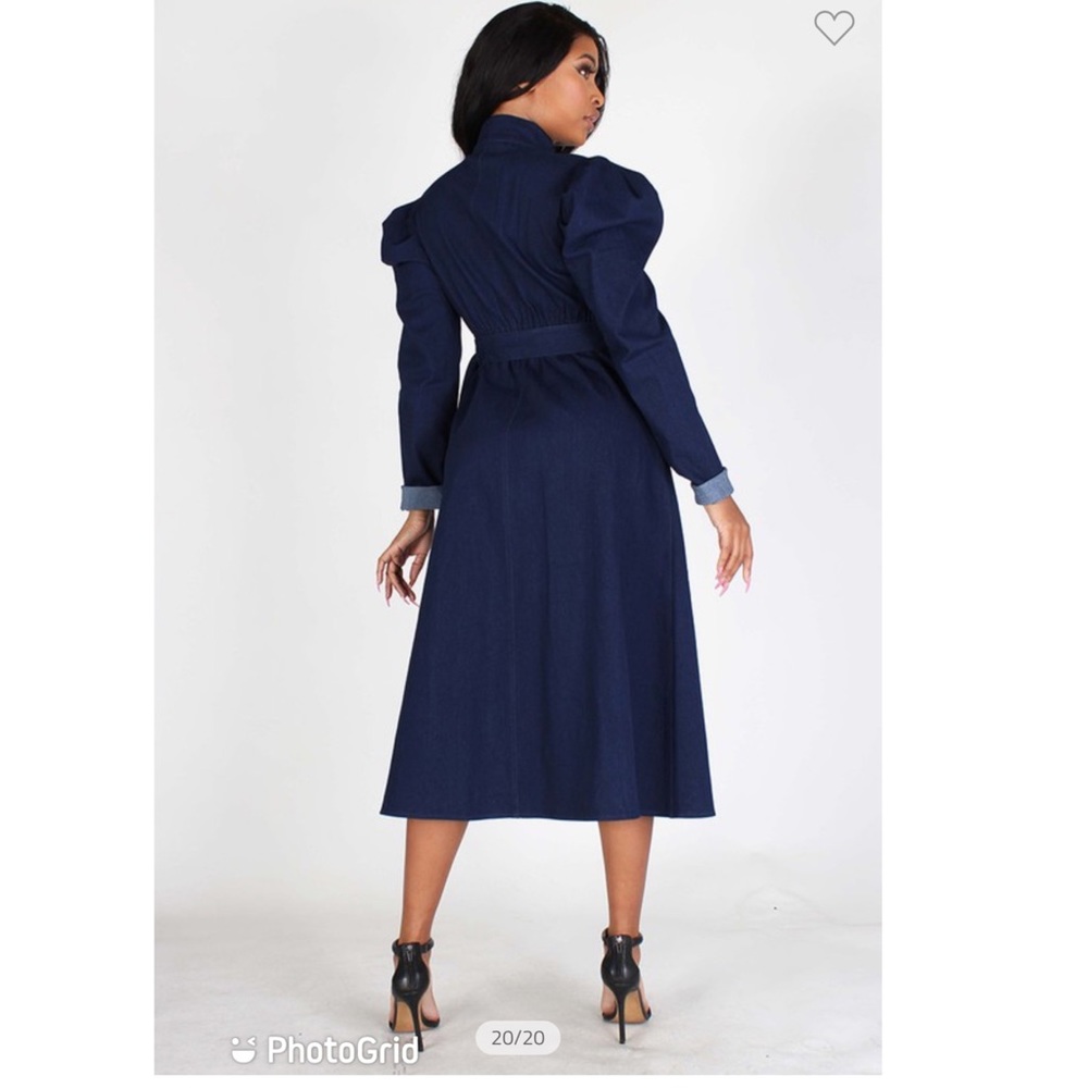 Denim.  dress - Picture 5 of 6
